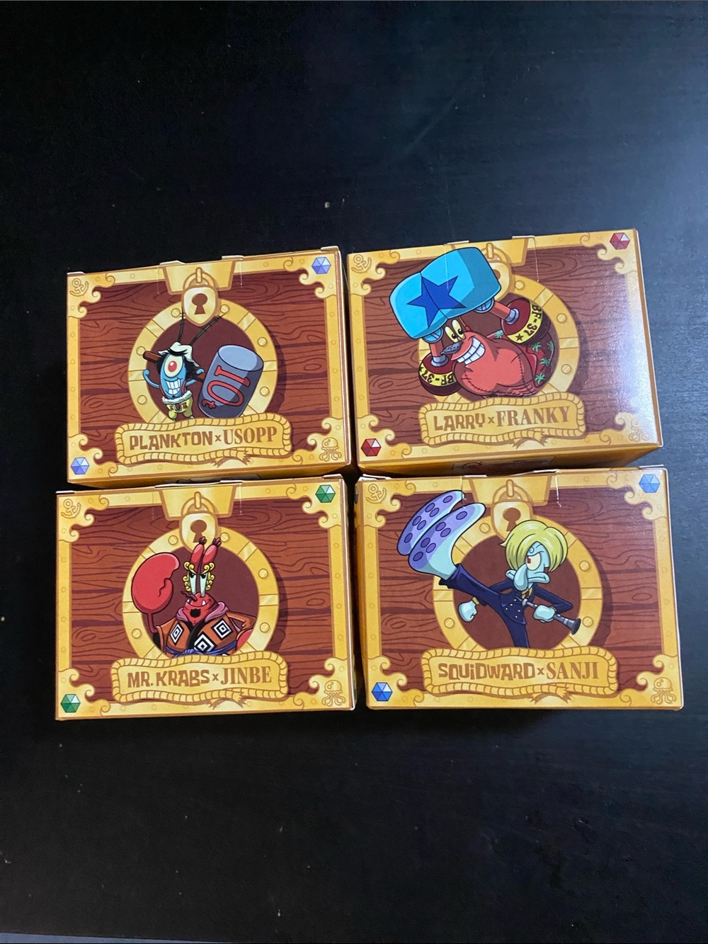 Piece x SpongeBob Collectible Figures - Lot of 4